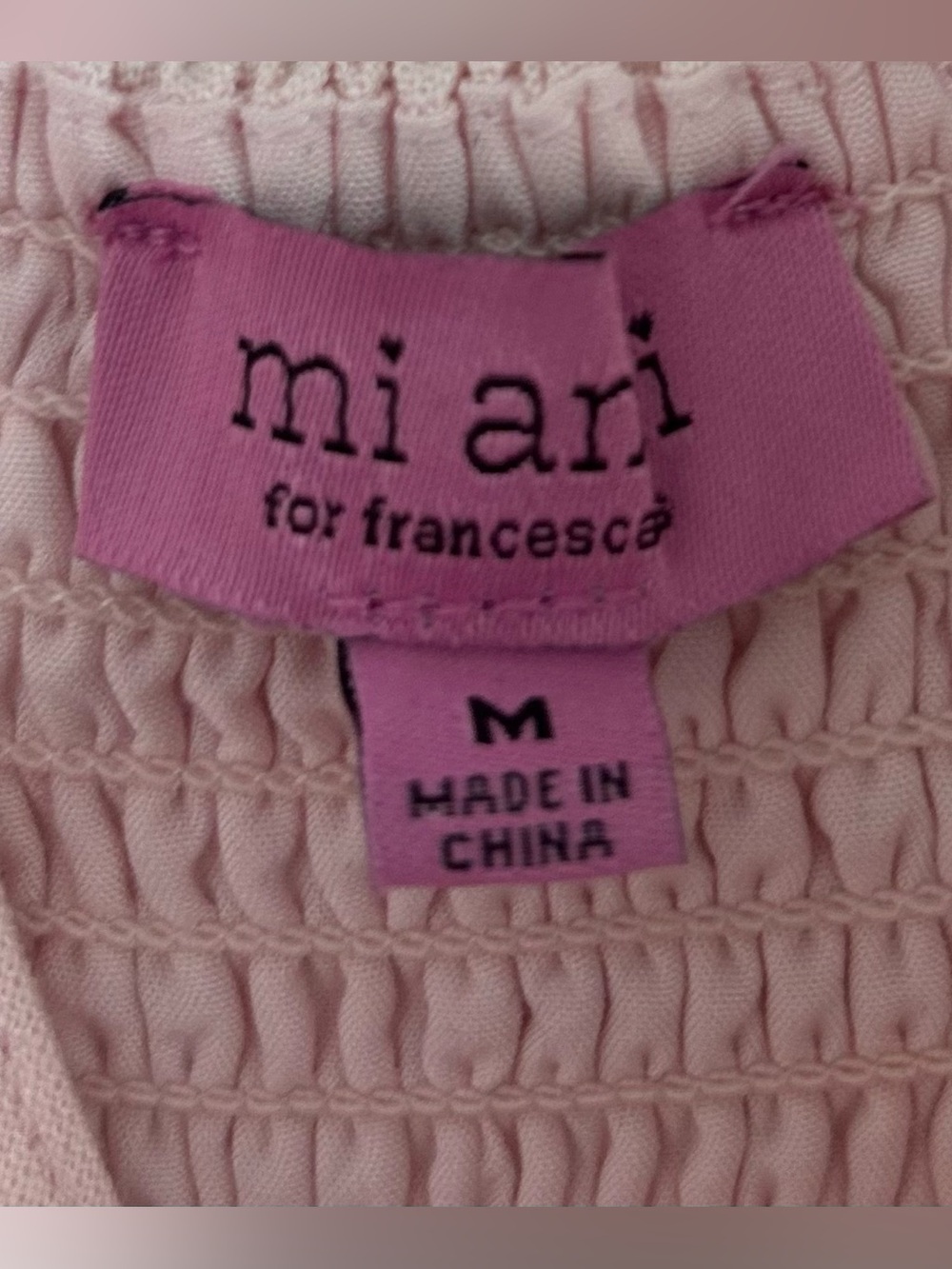 Mi Ami by Francesca’s Light Pink Twist-Front Tank Dress linen Blend - Picture 8 of 11